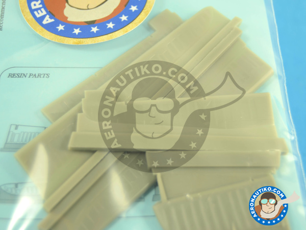 Image 5: Focke-Wulf Fw 200 Condor | Control surfaces in 1/72 scale manufactured by Aires (ref. AIRES-7339)