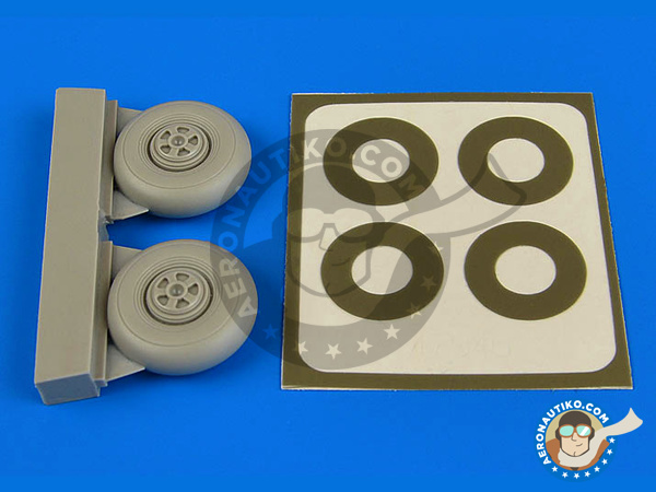 Image 1: Bristol Beaufighter TF Mk. X | Wheels in 1/72 scale manufactured by Aires (ref. AIRES-7346)