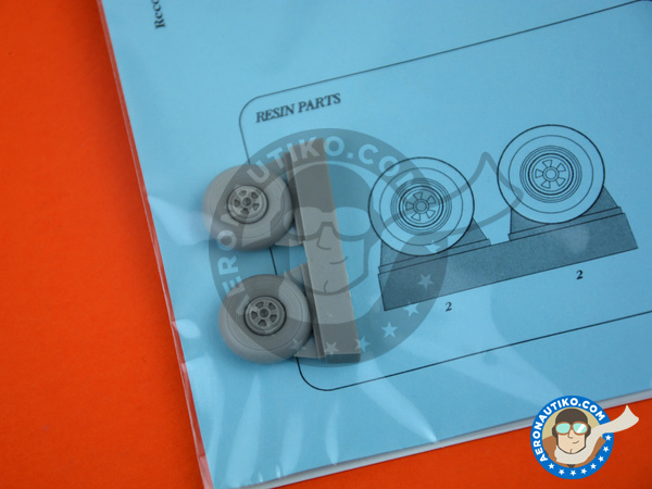 Image 3: Bristol Beaufighter TF Mk. X | Wheels in 1/72 scale manufactured by Aires (ref. AIRES-7346)