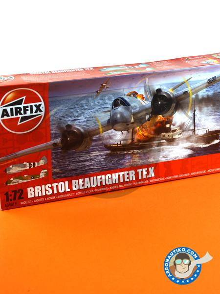 Bristol Beaufighter TF Mk. X | Airplane kit in 1/72 scale manufactured by Airfix (ref. A04019) image