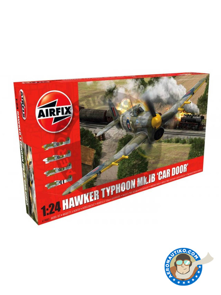 Hawker Typhoon Mk.IB Car Door | Airplane kit manufactured by Airfix (ref. A19003) image