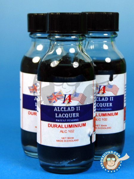 Duraluminium  - 30ml bottle | Paint manufactured by Alclad (ref. ALC102) image