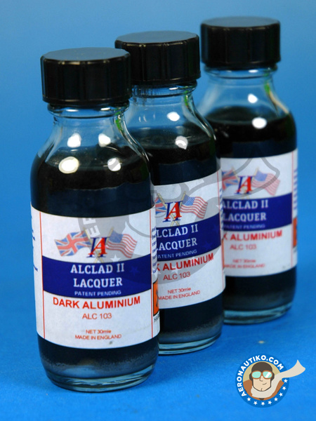 Dark Aluminium  - 30ml bottle | Paint manufactured by Alclad (ref. ALC103) image