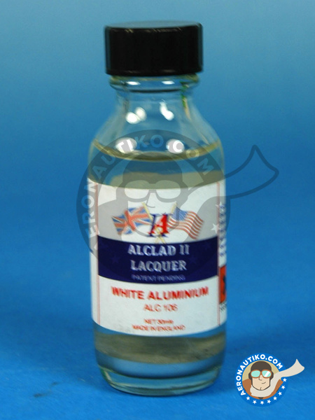 White Aluminium  - 30ml bottle | Paint manufactured by Alclad (ref. ALC106) image