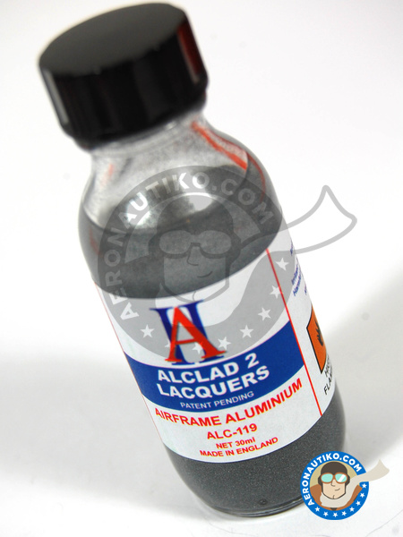Airframe Aluminium - 30ml bottle | Paint manufactured by Alclad (ref. ALC119) image