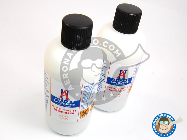 Image 1: White primer and Microfiller - 120 ml | Primer manufactured by Alclad (ref. ALC306)