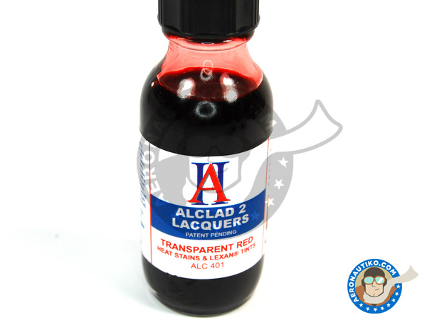Image 1: Transparent Red - 30ml bottle | Paint manufactured by Alclad (ref. ALC401)
