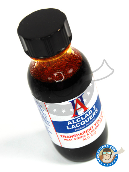 Transparent Yellow - 30ml bottle | Paint manufactured by Alclad (ref. ALC402) image
