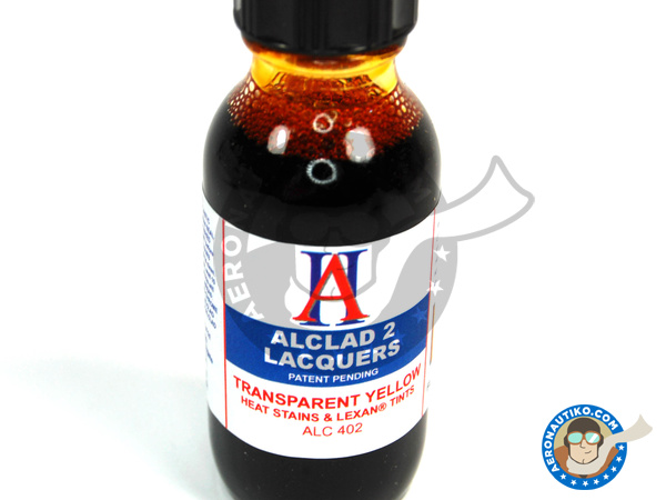 Image 1: Transparent Yellow - 30ml bottle | Paint manufactured by Alclad (ref. ALC402)