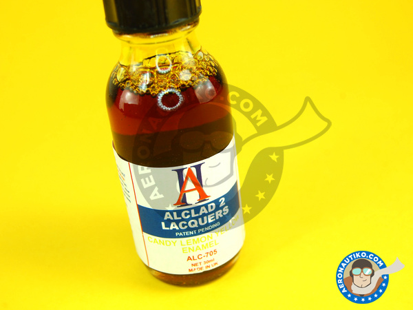 Image 1: Candy lemon yellow - 30 ml | Paint manufactured by Alclad (ref. ALC705)