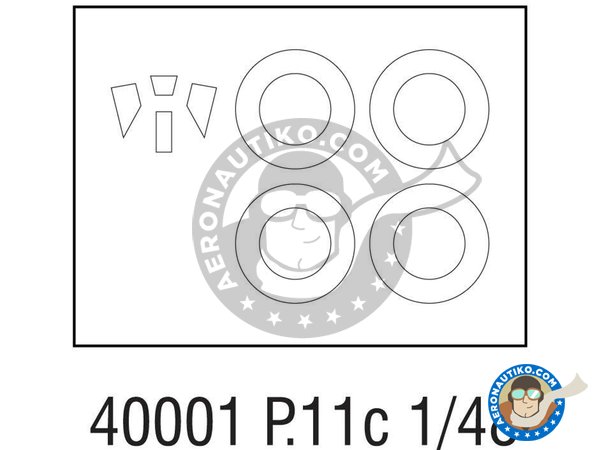 Image 4: PZL P.11C (Expert set) | Airplane kit in 1/48 scale manufactured by Arma Hobby (ref. 40001)
