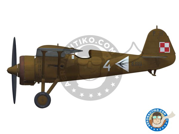 Image 5: PZL P.11C (Expert set) | Airplane kit in 1/48 scale manufactured by Arma Hobby (ref. 40001)