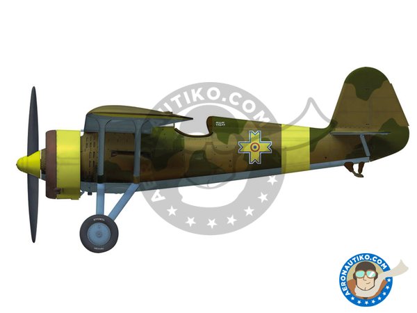 Image 8: PZL P.11C (Expert set) | Airplane kit in 1/48 scale manufactured by Arma Hobby (ref. 40001)