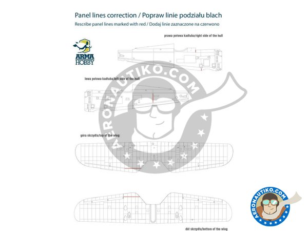 Image 13: PZL P.11C (Expert set) | Airplane kit in 1/48 scale manufactured by Arma Hobby (ref. 40001)