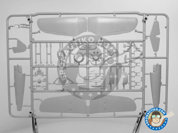 Image 3: PZL P.7a Expert Set 1939 | Airplane kit in 1/72 scale manufactured by Arma Hobby (ref. 70007)