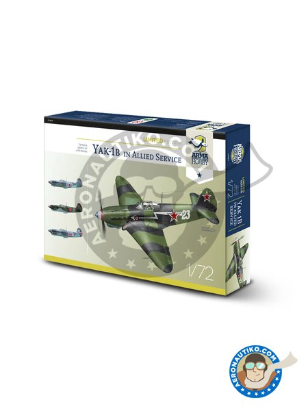 Yakovlev Yak-1b  Limited edition | Airplane kit in 1/72 scale manufactured by Arma Hobby (ref. 70029) image