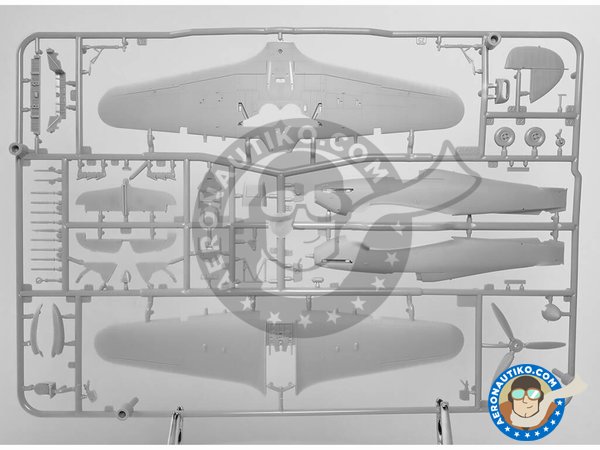Image 11: Hawker "Hurricane"  Mk. IIc / Expert Set | Maqueta de avión en escala 1/72 fabricado por Arma Hobby (ref. 70035)