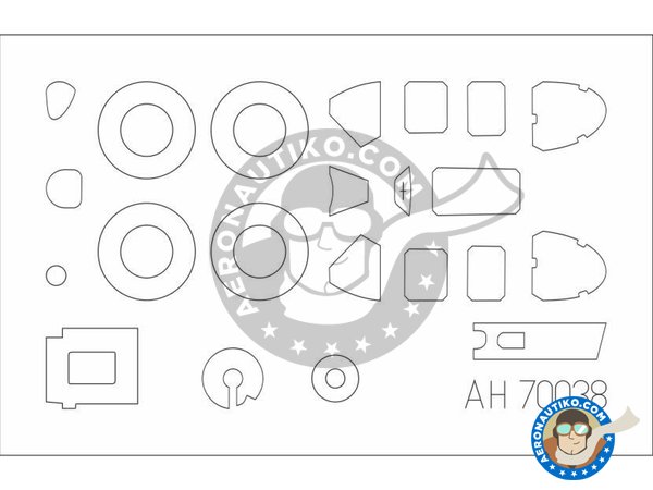Image 3: North American P-51B  "Mustang" | Airplane kit in 1/72 scale manufactured by Arma Hobby (ref. 70041)