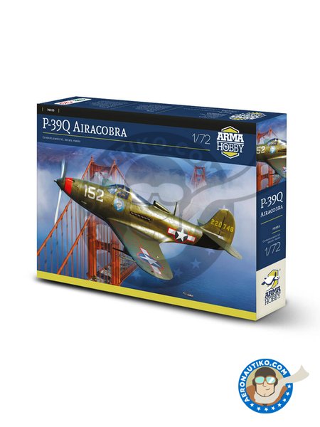 Bell P-39Q "Airacobra" | Airplane kit in 1/72 scale manufactured by Arma Hobby (ref. 70055) image