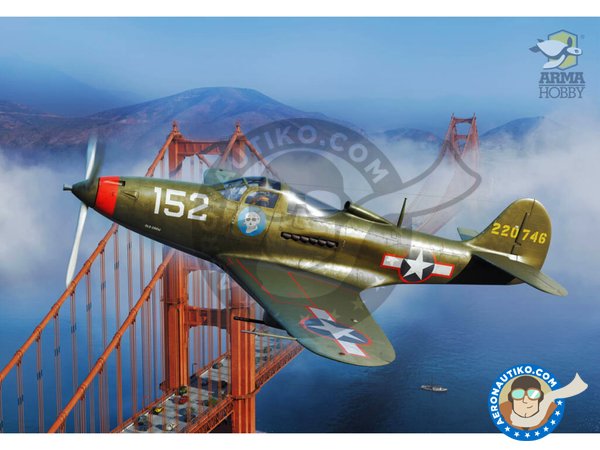 Image 2: Bell P-39Q "Airacobra" | Airplane kit in 1/72 scale manufactured by Arma Hobby (ref. 70055)