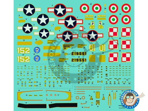 Image 3: Bell P-39Q "Airacobra" | Airplane kit in 1/72 scale manufactured by Arma Hobby (ref. 70055)