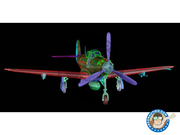 Image 14: Bell P-39Q "Airacobra" | Airplane kit in 1/72 scale manufactured by Arma Hobby (ref. 70055)