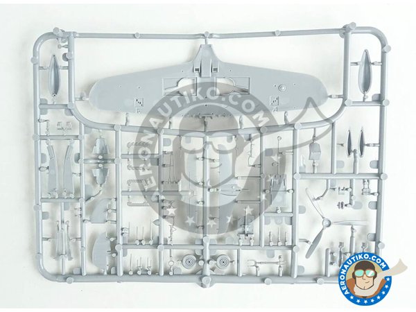 Image 20: Bell P-39Q "Airacobra" | Airplane kit in 1/72 scale manufactured by Arma Hobby (ref. 70055)