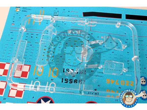 Image 22: Bell P-39Q "Airacobra" | Airplane kit in 1/72 scale manufactured by Arma Hobby (ref. 70055)