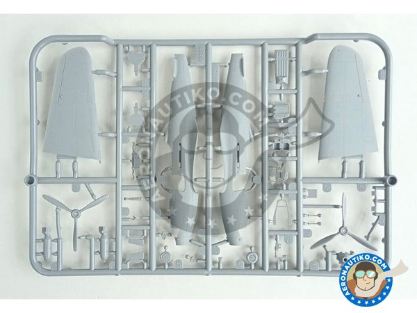 Image 8: Bell P-39N Airacobra | Airplane kit in 1/72 scale manufactured by Arma Hobby (ref. 70056)