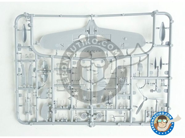 Image 9: Bell P-39N Airacobra | Airplane kit in 1/72 scale manufactured by Arma Hobby (ref. 70056)