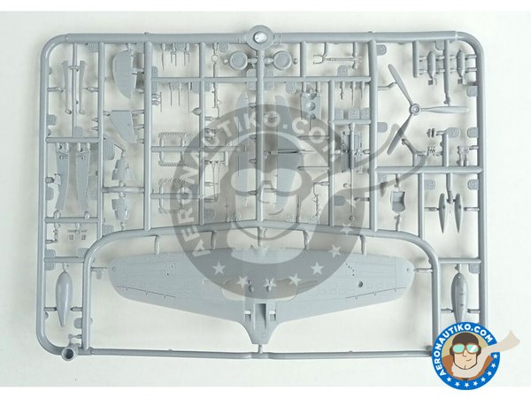 Image 10: Bell P-39N Airacobra | Airplane kit in 1/72 scale manufactured by Arma Hobby (ref. 70056)