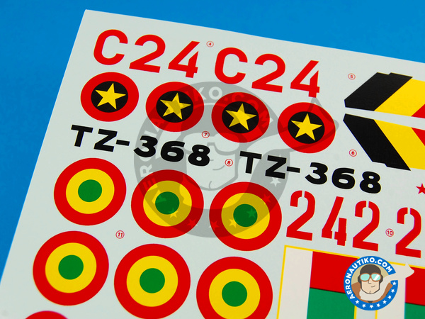 Image 2: Mikoyan-Gurevich MiG-17 Fresco F |  en escala 1/32 fabricado por Berna Decals (ref. BD32-25)