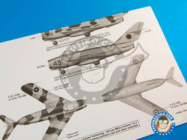 Image 9: Mikoyan-Gurevich MiG-17 Fresco F |  en escala 1/32 fabricado por Berna Decals (ref. BD32-25)
