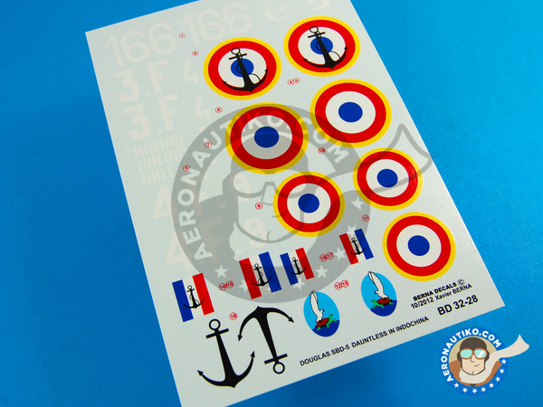 Image 1: Douglas SBD-5 Dauntless |  in 1/32 scale manufactured by Berna Decals (ref. BD32-28)