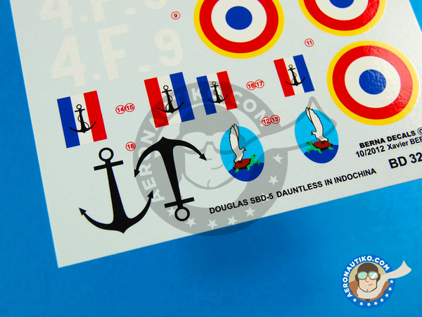 Image 4: Douglas SBD-5 Dauntless |  in 1/32 scale manufactured by Berna Decals (ref. BD32-28)