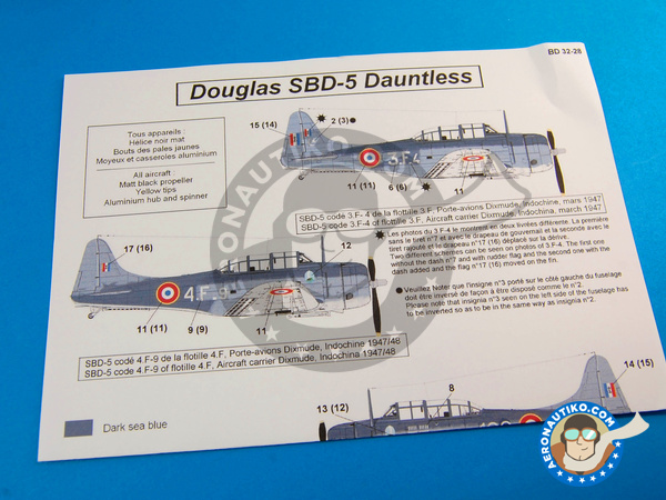 Image 5: Douglas SBD-5 Dauntless |  in 1/32 scale manufactured by Berna Decals (ref. BD32-28)