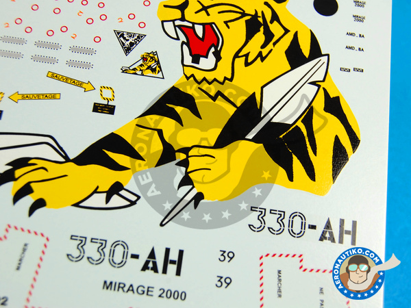 Image 2: Dassault Mirage 2000 C |  in 1/48 scale manufactured by Berna Decals (ref. BD48-02)