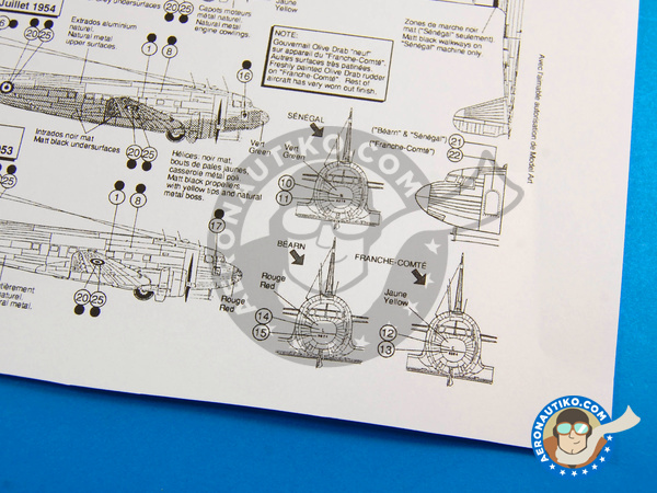 Image 9: Douglas C-47 Skytrain |  in 1/48 scale manufactured by Berna Decals (ref. BD48-08)