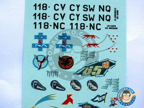 Image 1: Dassault Mirage F1CR F1CT |  in 1/48 scale manufactured by Berna Decals (ref. BD48-125)