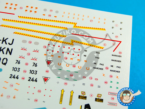 Image 4: Dassault Mirage F1 C |  in 1/48 scale manufactured by Berna Decals (ref. BD48-51)