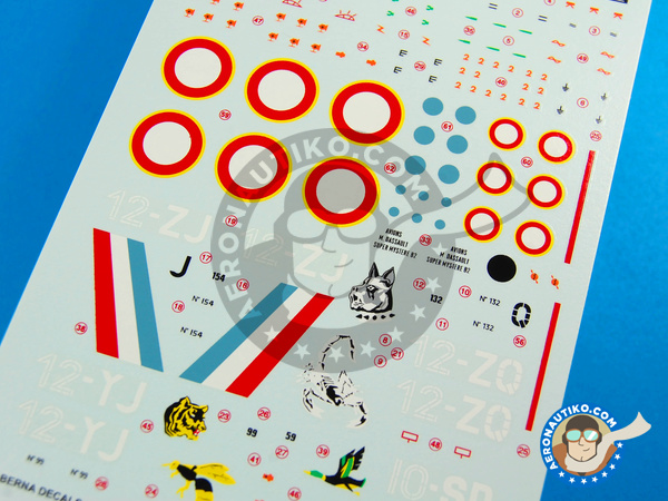 Image 4: Dassault Super Mystere B2 |  in 1/48 scale manufactured by Berna Decals (ref. BD48-76)