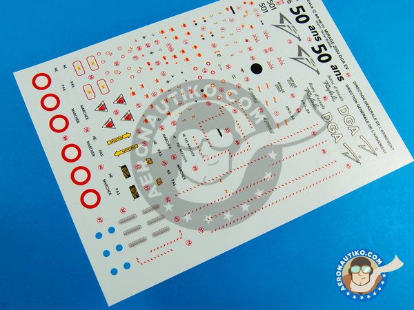 Image 1: Dassault Mirage 2000 |  in 1/48 scale manufactured by Berna Decals (ref. BD48-77)