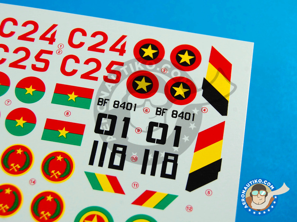 Image 2: Mikoyan-Gurevich MiG-17 Fresco F |  in 1/48 scale manufactured by Berna Decals (ref. BD48-88)