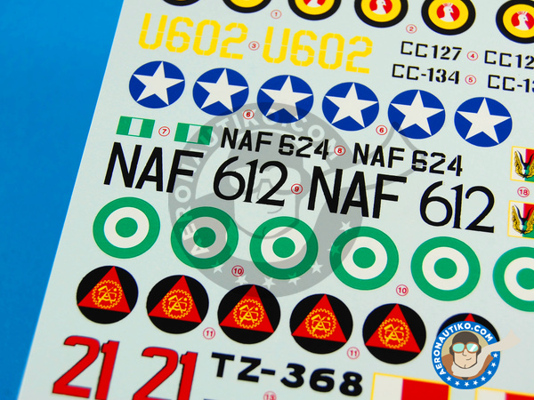 Image 3: Mikoyan-Gurevich MiG-17 Fresco F |  in 1/48 scale manufactured by Berna Decals (ref. BD48-89)