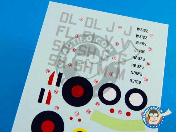 Image 2: Supermarine Spitfire Mk. I - Vb |  in 1/72 scale manufactured by Berna Decals (ref. BD72-34)