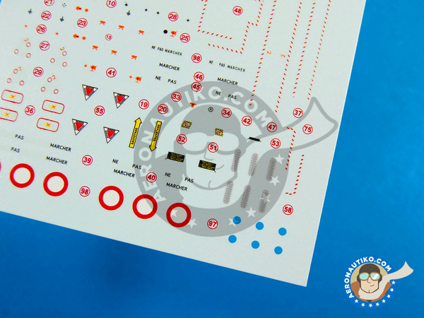 Image 3: Dassault Mirage 2000 B/D |  en escala 1/72 fabricado por Berna Decals (ref. BD72-55)
