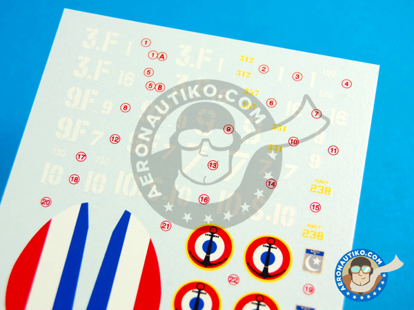 Image 2: Curtiss SB2C-5 Helldiver |  in 1/72 scale manufactured by Berna Decals (ref. BD72-70)