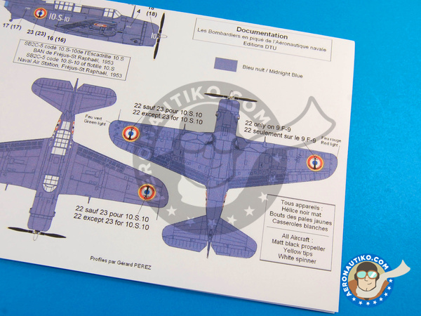 Image 11: Curtiss SB2C-5 Helldiver |  in 1/72 scale manufactured by Berna Decals (ref. BD72-70)