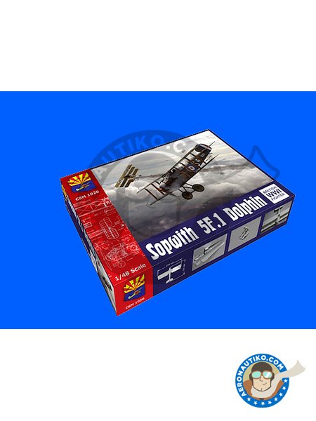 Sopwith 5F.1 Dolphin | Airplane kit in 1/48 scale manufactured by Copper State Models (ref. CSM01026) image