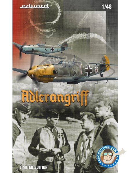Bf 109E in the Battle of Britain (limited edition - dual combo) | Airplane kit in 1/48 scale manufactured by Eduard (ref. 11144) image